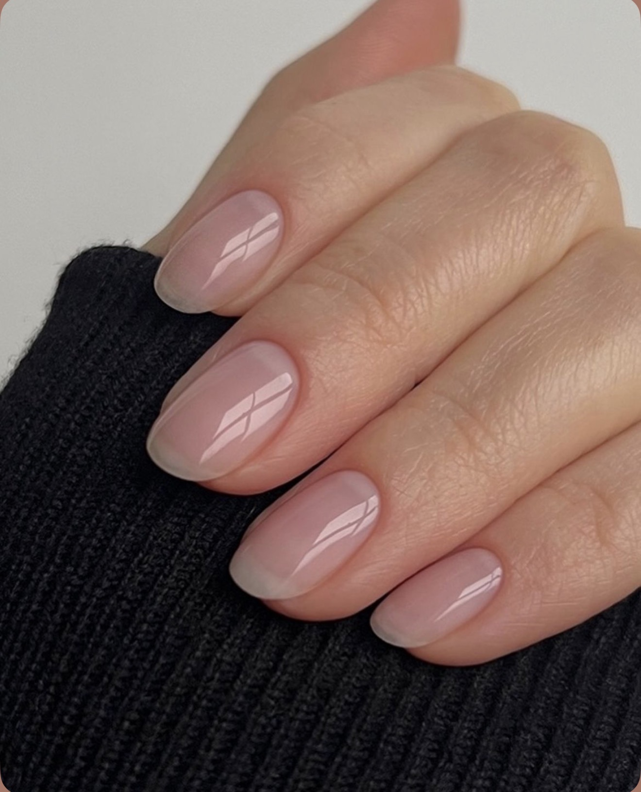 Ruber Base Gel Manicure - nail art Miami Shirley V Nails & Spa