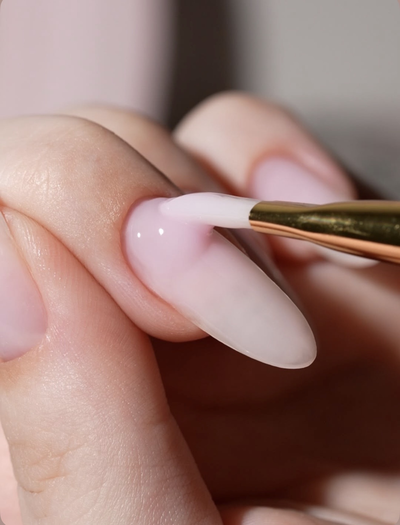 Hard Gel Manicure - nail art Miami Shirley V Nails & Spa